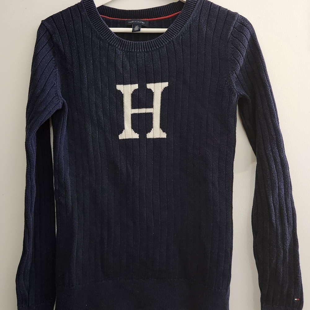Tommy Hilfiger Navy Blue Sweater | Size S